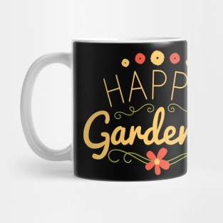 Flower theme: Happy Gardener Floral Decorative Mug